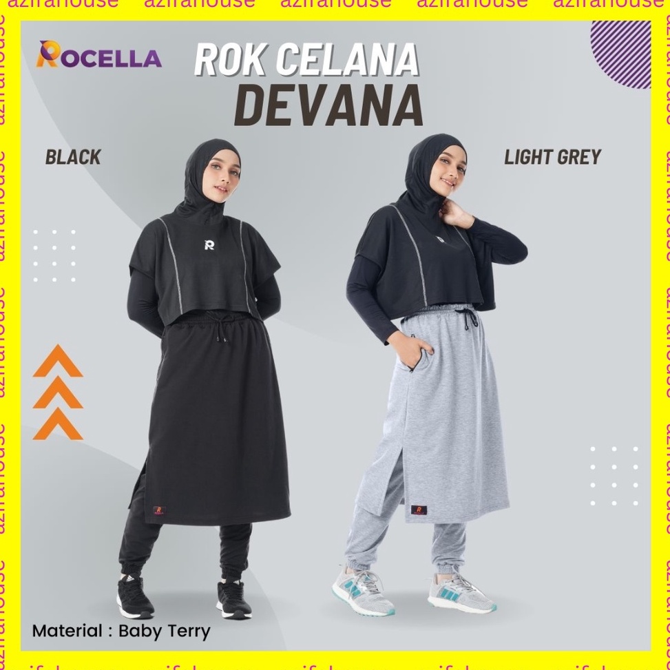 LANGSUNG KIRIM Rok Celana Devana dan Hijab Gloria Hijab Xena Rocella Rok Celana Olahraga Wanita Musl