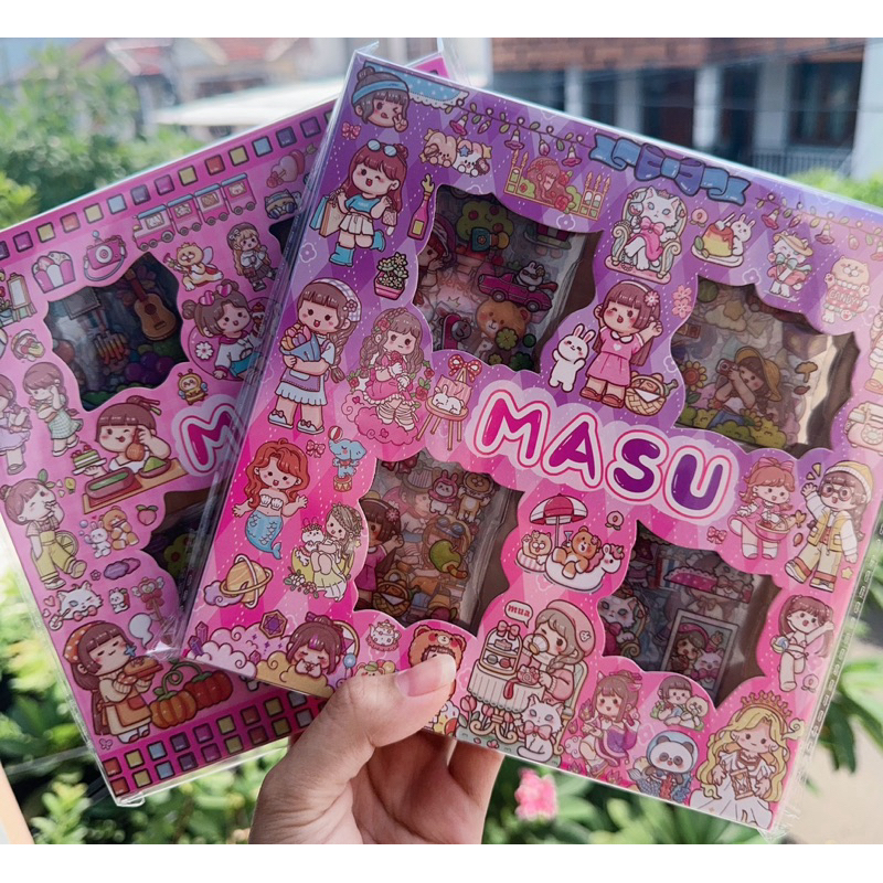 

Stiker Model Baru Stiker Koran Girl Masu isi 100Lembar