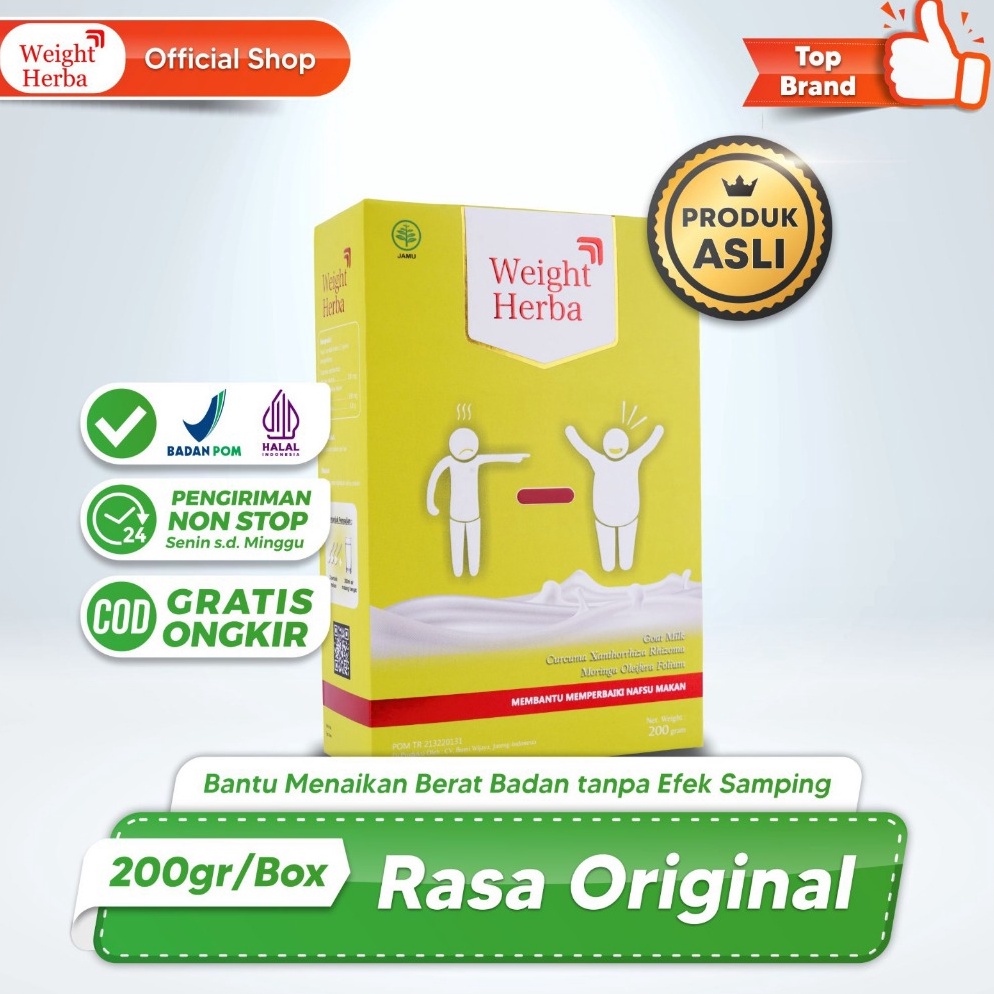 

Diju@l Mur4h Weight Herba - Susu Penggemuk No.1 di Indonesia [120]