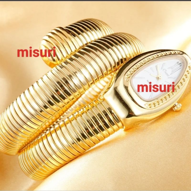 Snake Bangle Watch/ Jam tangan lilit