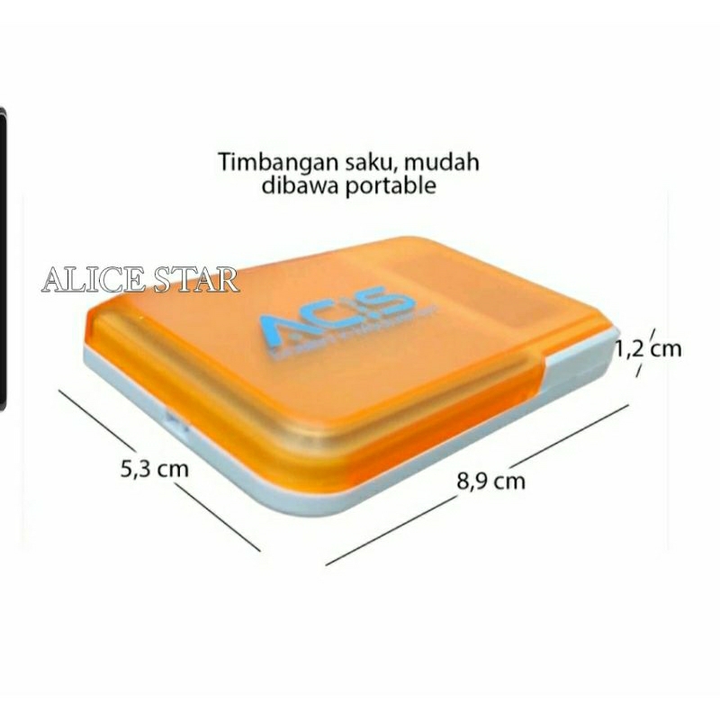 Timbangan Saku Emas Digital 100g ACIS / MA-100A POCKET SCALE
