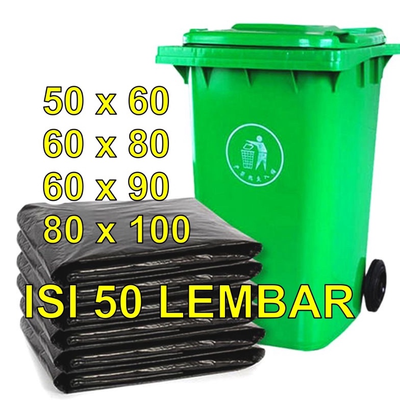 Miliki Sekarang J745 Kresek sampah 50*60 kresek sampah 60*80 kresek sampah 60*90 kresek sampah 80*10