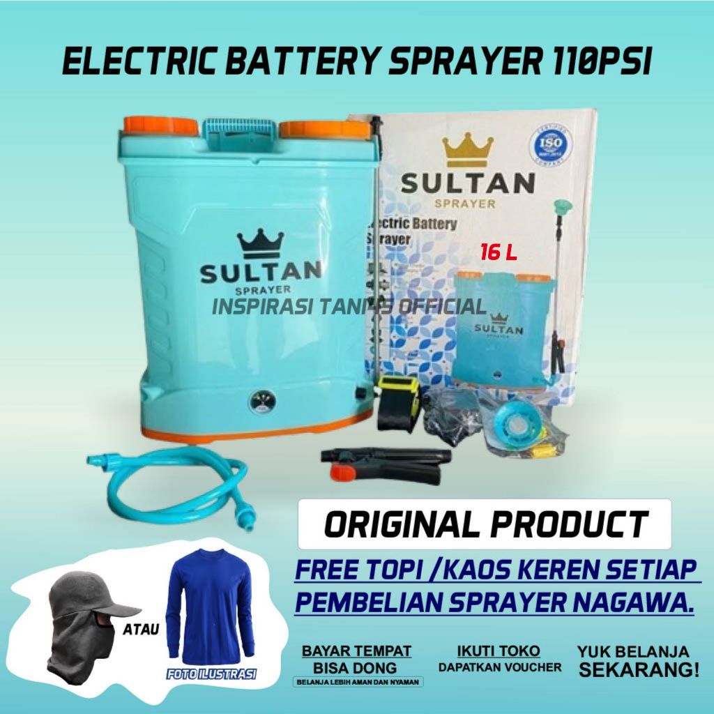Sprayer Elektrik Sultan 16 Liter Tangki Semprot/Sprayer Sultan/Sprayer Semprot Elektrik Sultan/Spray