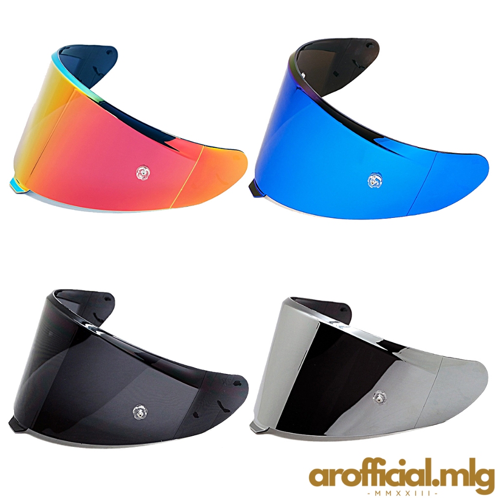 Visor Iridium NJS ZX-1R Original | Kaca Helm Full Face Iridium Blue Red Silver Smoke