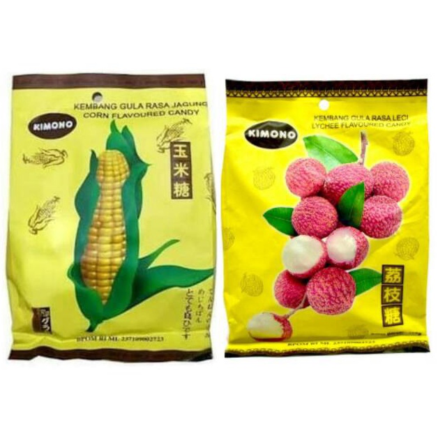 

[℠A17>] Permen Jagung / Leci Kimono 150gr Corn / Lychee Candy Buah Promo Spesial