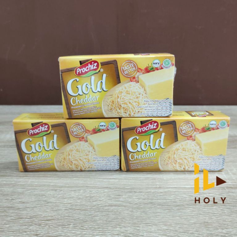 

[¶N40➢] Prochiz Gold Cheddar 160gr / Cheese Keju Prochiz Gold [184]