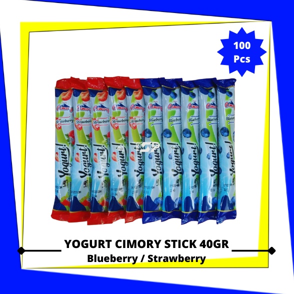 

[COD AL81] Yogurt Cimory Thick & Creamy Stick Varian Rasa 40gr x 100 pcs (1 karton) Murah Banget