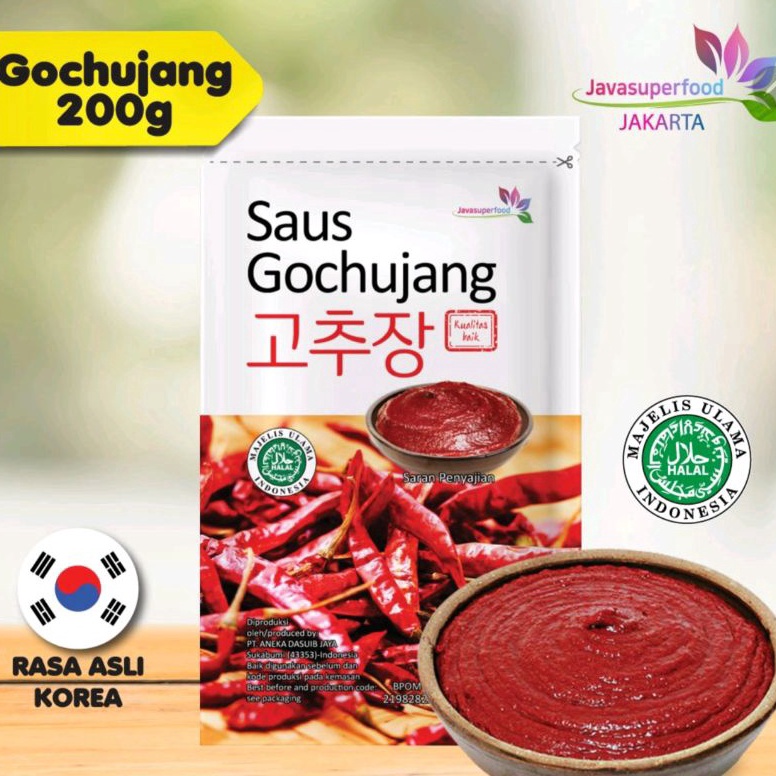 

[Produk 9T63] Gochujang 200ml halal saus korea pasta cabe kimchi sauce topoki toppoki tteokbokki topokki saus korea saus pasta cabai Diskon └)