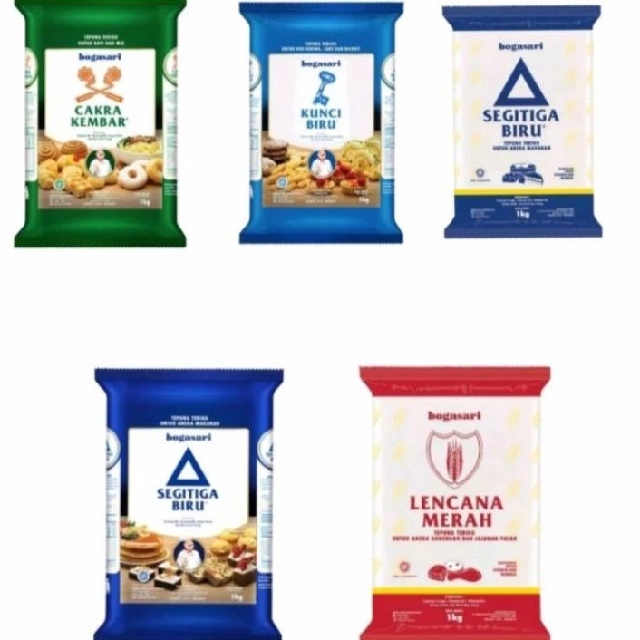 

Past! Murah Tepung Terigu Bogasari 1 kg Cakra Lencana Merah Segitiga Biru Segitiga Premium Cakra Premium Kunci Biru 1kg Flash Buy