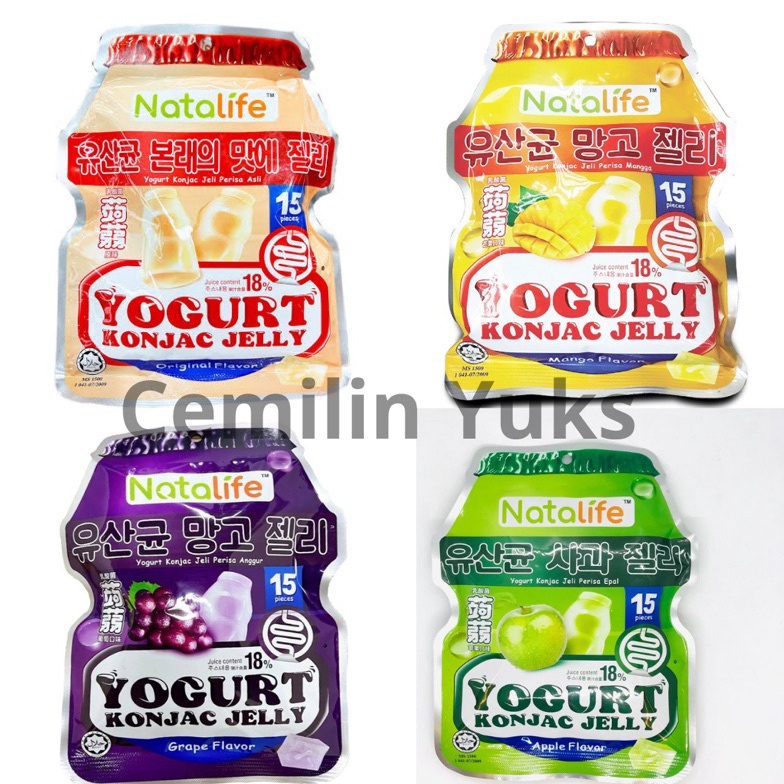 

Pal!ng Popul4r Natalife Yogurt Konjac Jelly 300g Jelly Buah dan Yogurt Eleoen