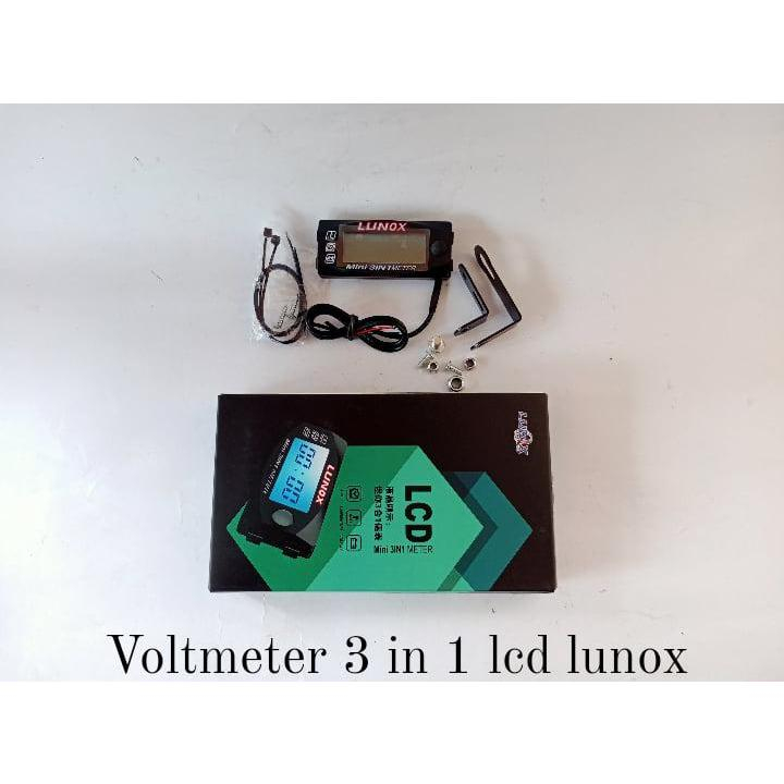 VARIASI VOLTMETER 3 IN 1 - LCD LUNOX