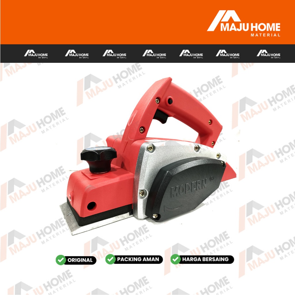 Modern Mesin Pasah Serut Ketam Planer M-2920 Merah