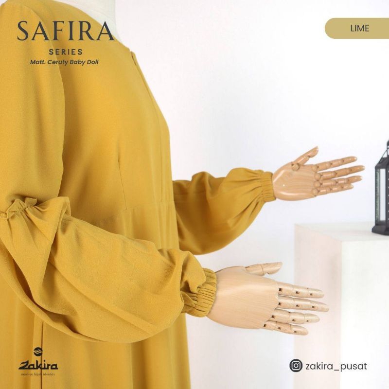 safira gamis only/ bahan ceruti baby doll