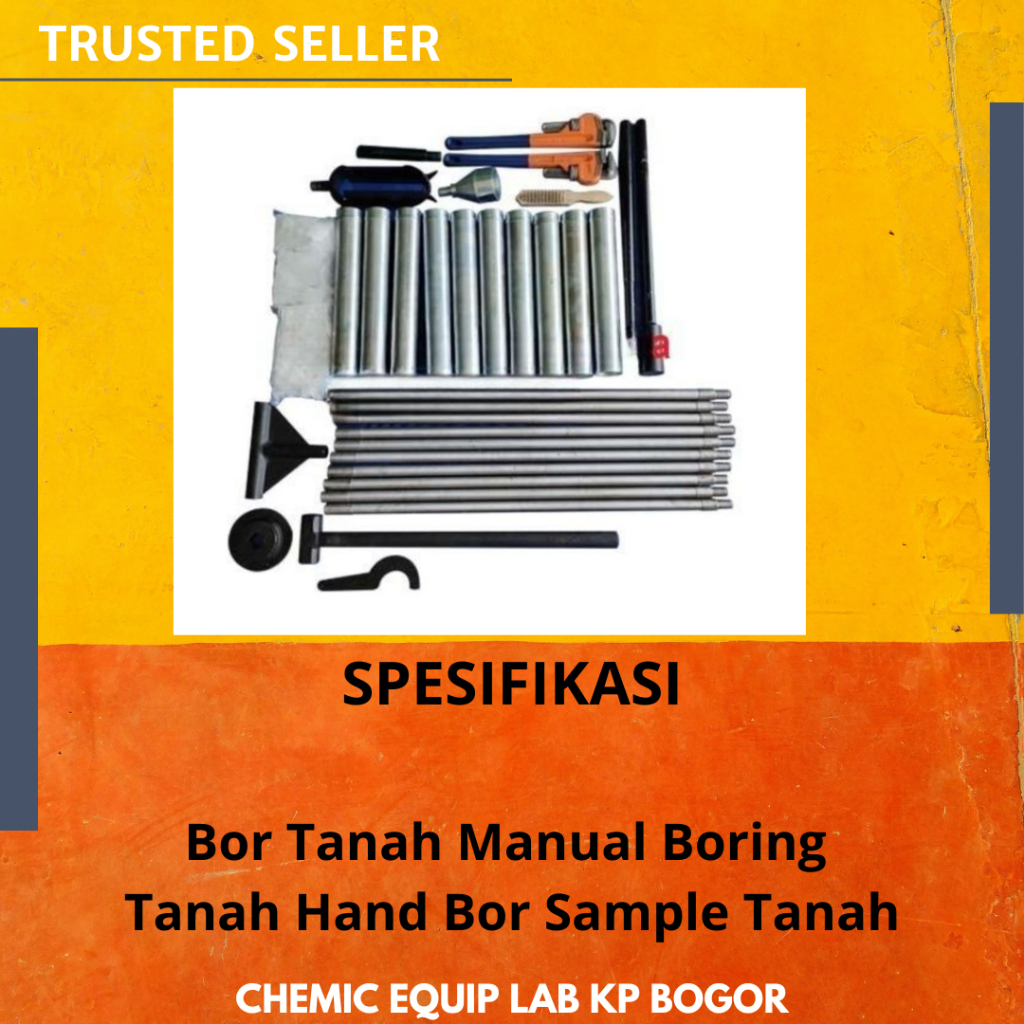Bor Tanah Manual Boring Tanah Hand Bor Sample Tanah