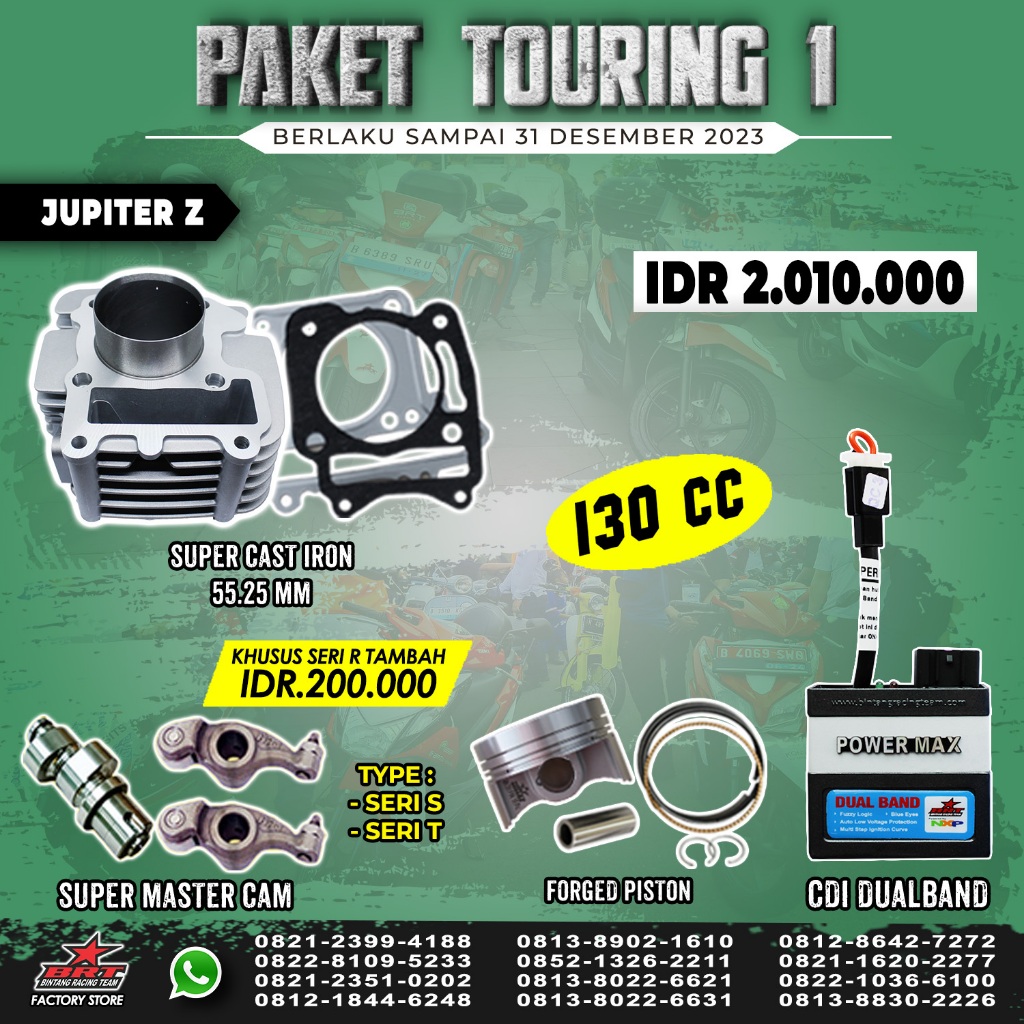 PAKET TOURING 1 BRT JUPITER Z
