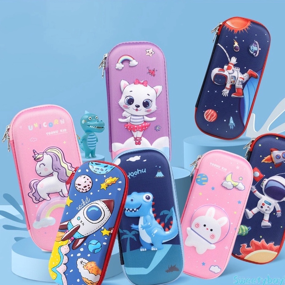 

[❂J95>] [ 3D ] Kotak Pensil Anak Sekolah 3D Bahan EVA Anti Air On Sale