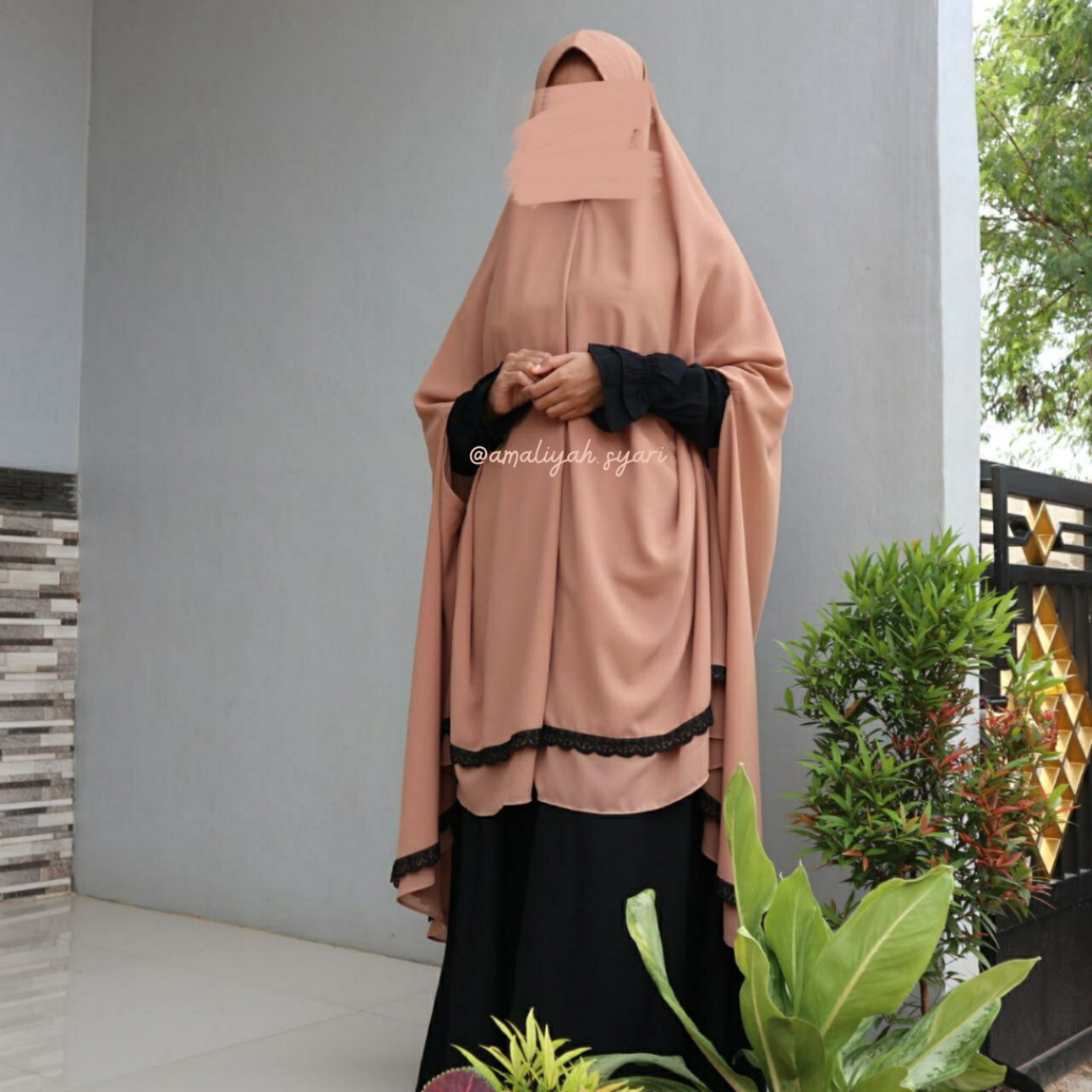 Khimar Syar'i Arm Hole Alamanda Series by Amaliyah Syar'i