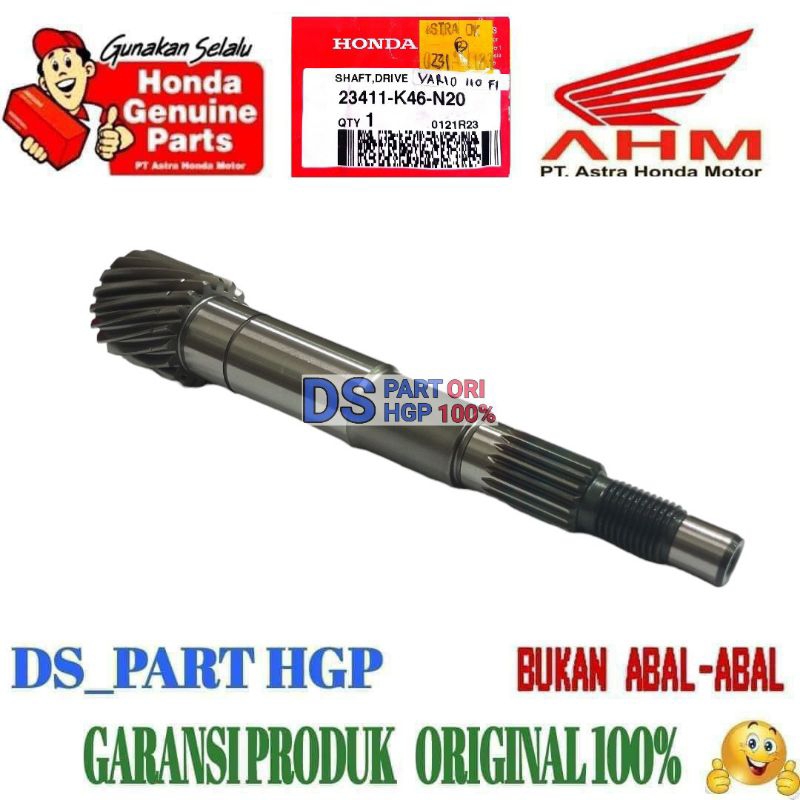 HGP 23411-K46-N20 Shaft Drive 18T As Pulley Vario 110 eSP