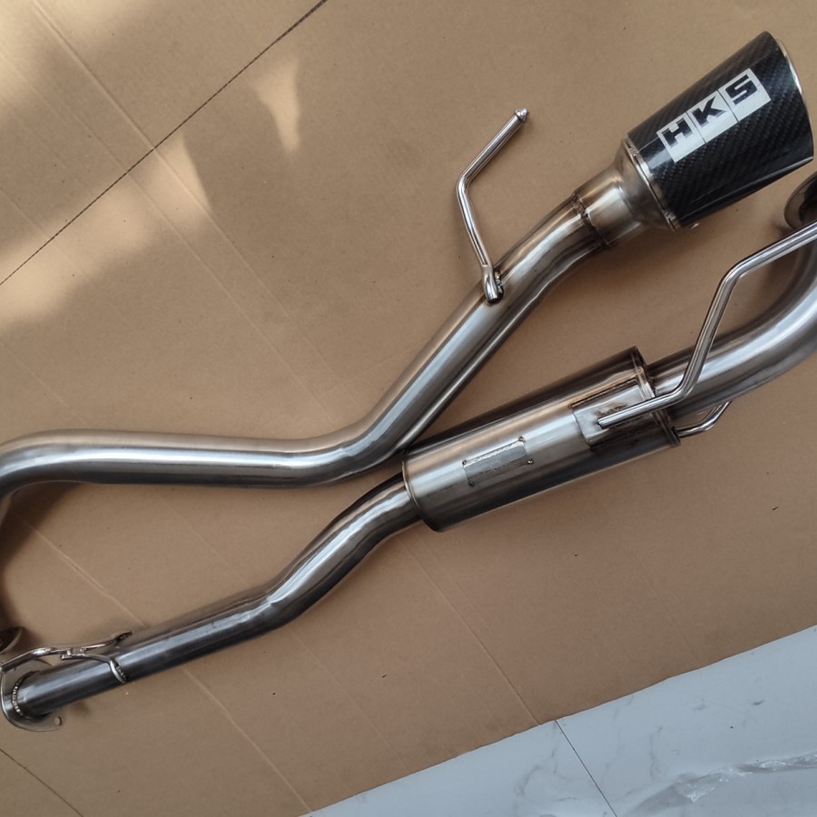 Knalpot HKS Legamax Carbon Tip Pajero Triton