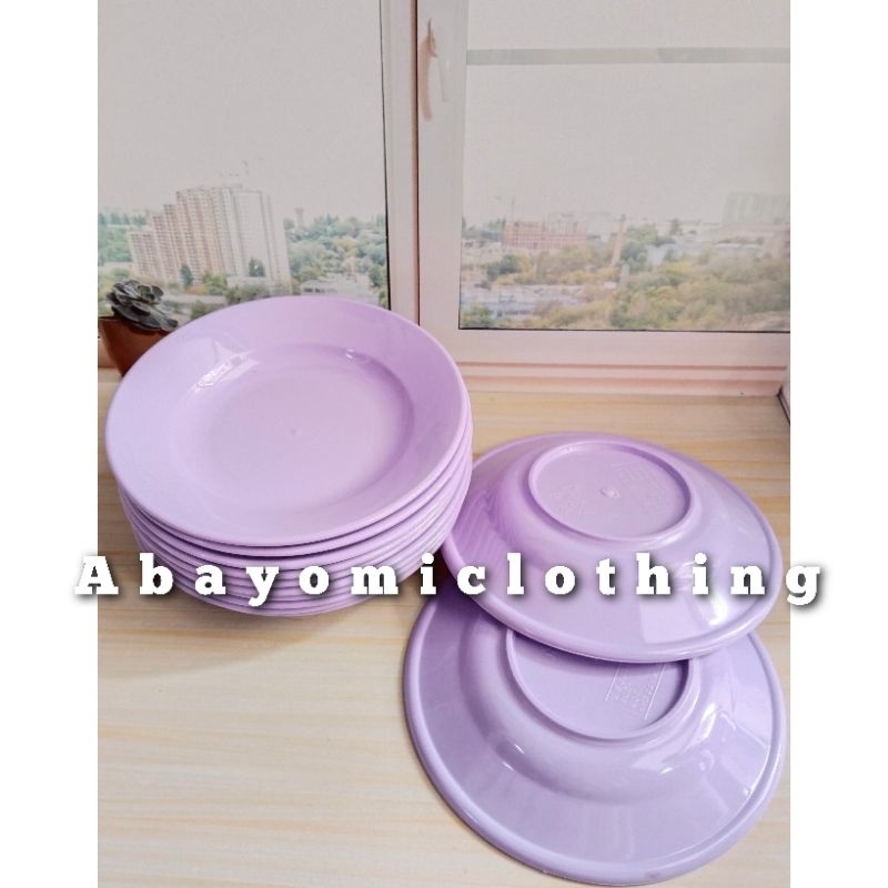 PIRING KUE KECIL MELAMIN/ TATAKAN KECIL MELAMIN 6.INCH/ PIRING MELAMIN KECIL TEBAL