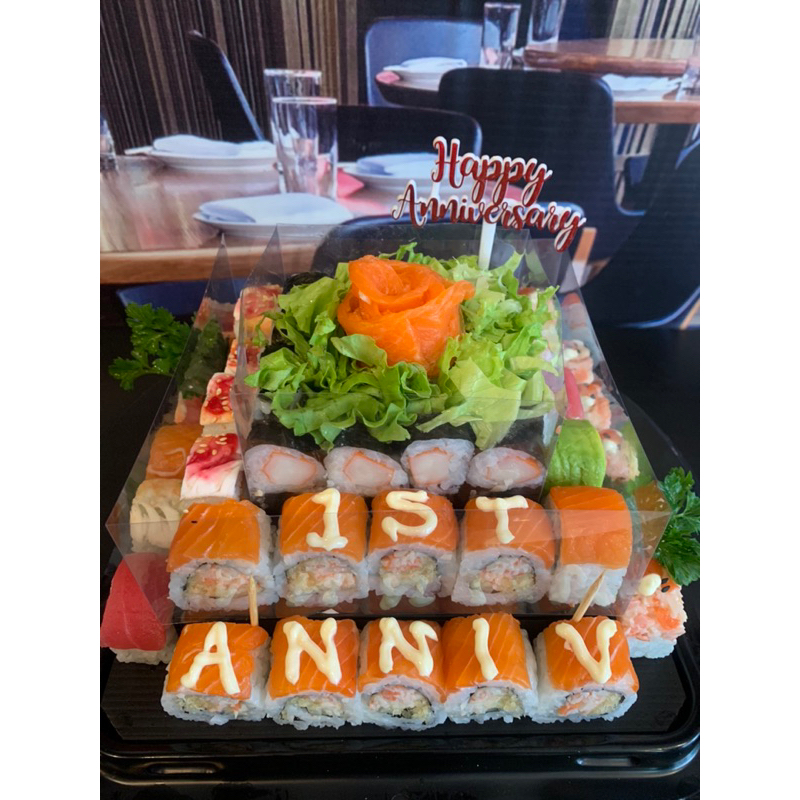 

Sushi Cake salmon Flower