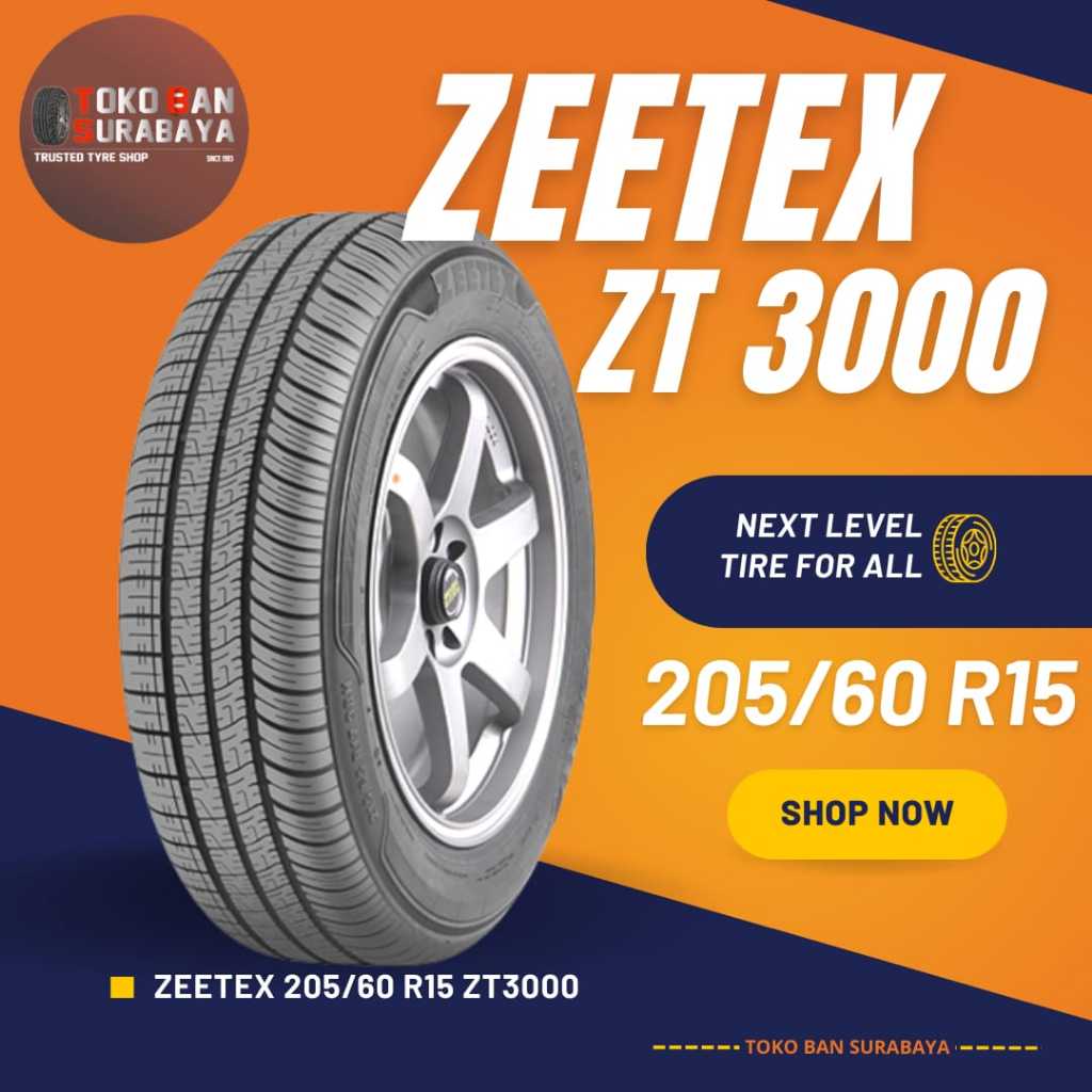 Zeetex 205/60 R15 205/60R15 205/60/15 20560 R15 20560R15 R15 R 15 ZT3000 ZT 3000