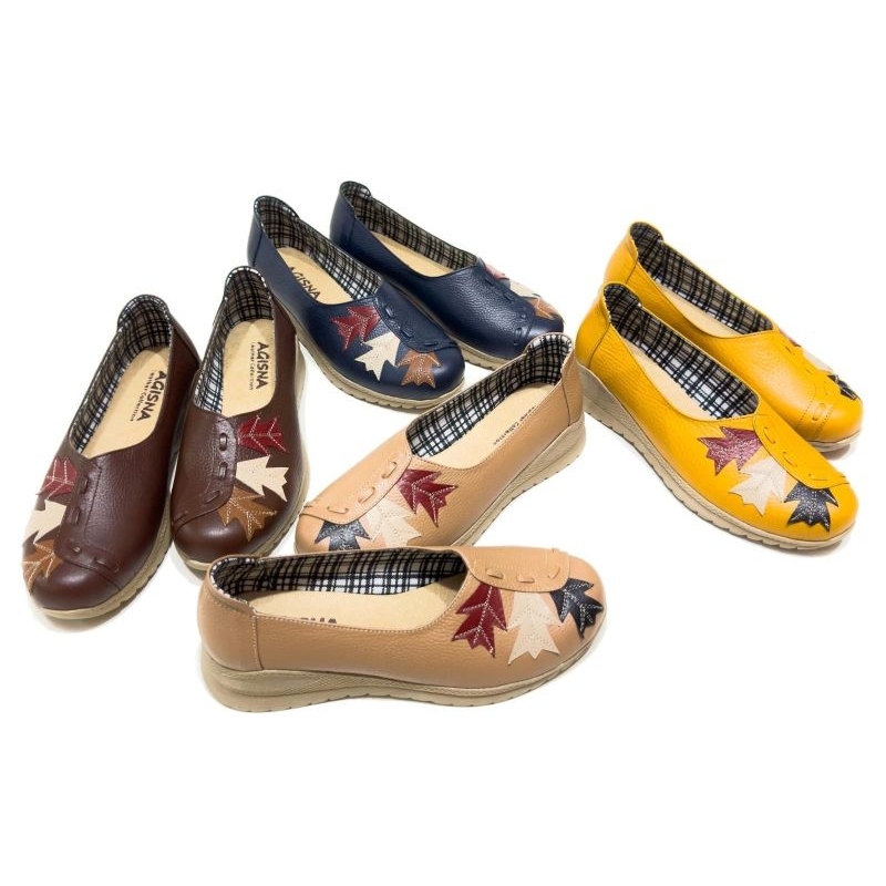 sepatu papirut wanita kulit sapi asli sneaker motif bunga terbaru asli garut