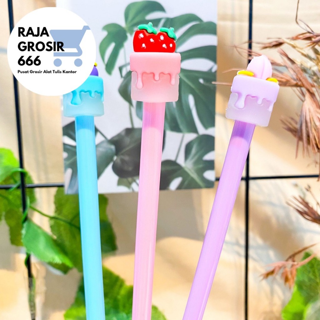 

PULPEN GEL KUE BUAH PGK-1073 PULPEN BOLPEN ALAT TULIS KANTOR AESTHETIC KOREA COD 1 PCS 4 PCS 8 PCS LUCU IMUT