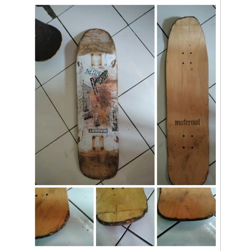 Deck Skateboard 8.75 Maternal Second Kondisi Tempur