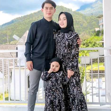 BAJU COUPLE KELUARGA TUNIK MOTIF BUNGA & KEMEJA POLOS TERBARU COD
