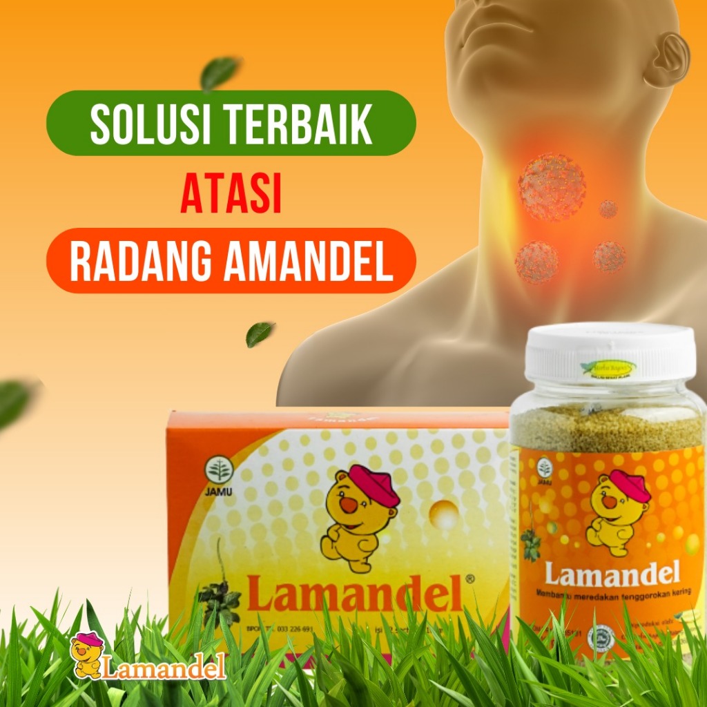 

Lamandel Bubuk Botol - Lamandel Bubuk Botol Atasi Amandel Paling Ampuh Suplemen Herbal 200gram