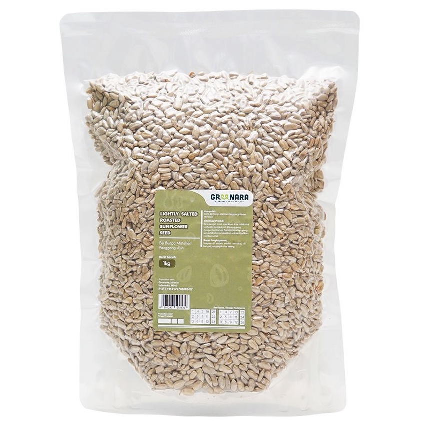 

92 Lightly Salted Roasted Sunflower Seed 1Kg / Kuaci Panggang Asin Terbatas