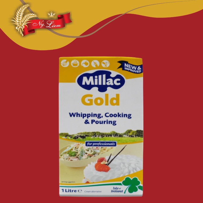 

MILLAC Gold Whipping, Cooking, and Baking 1 liter (GOJEK/GRAB Only) 9zgzv