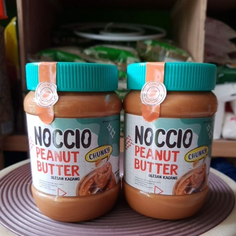 

Noccio Peanut Butter Chunky (Selai Kacang) 500gr/340gr