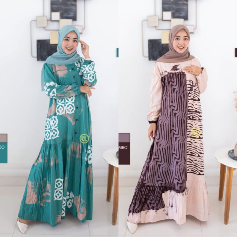 Dress Gamis Twill Elzhaf Original