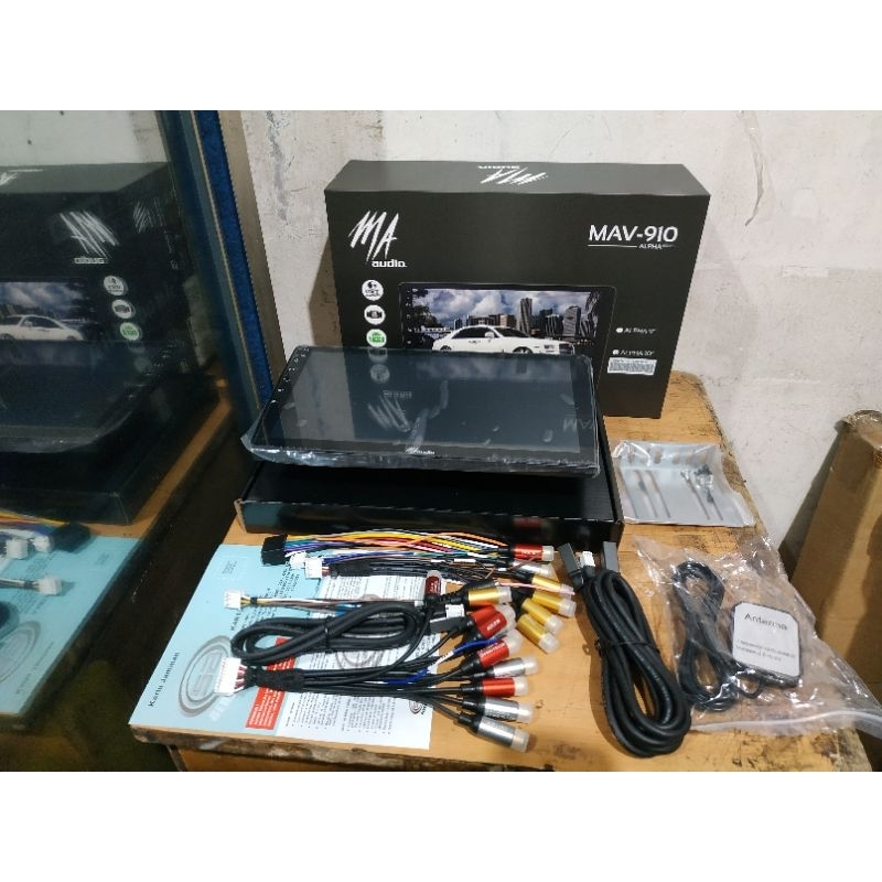 Head unit android MA audio MAV 910 4/64 GB 10 inch - tv mobil mav 910
