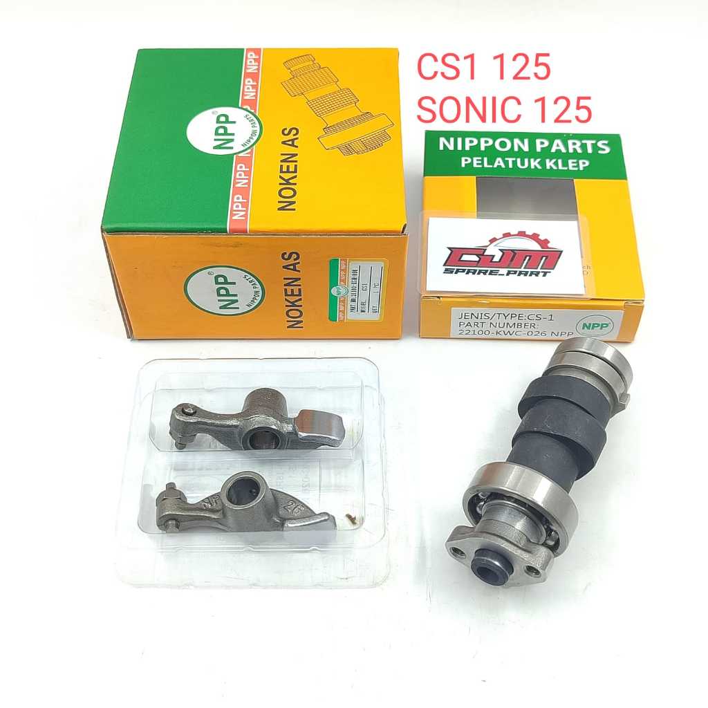 Noken as camshaft platuk klep rocker arm city sport 1 cs1 sonic 125  original NPP