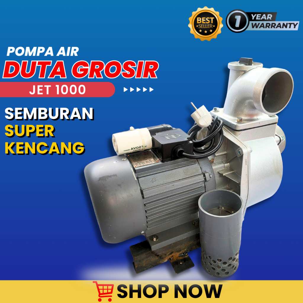 Modifikasi pompa air jogja semburan kencang tipe JET 1000 hemat listrik semburan kencang untuk iriga