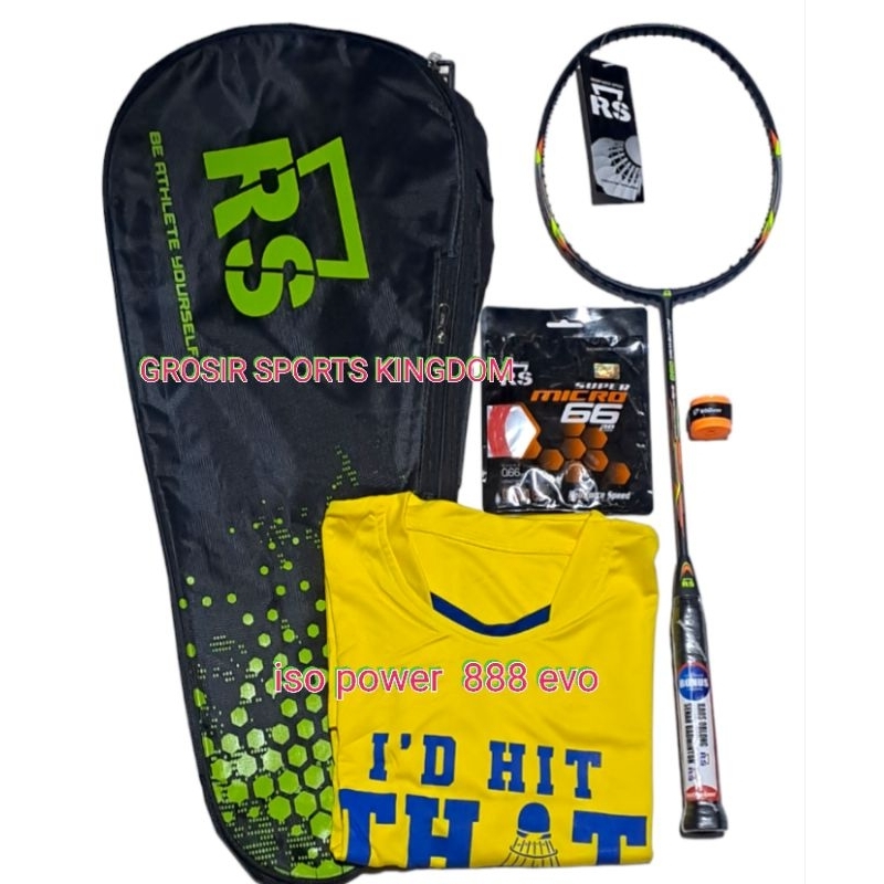 RAKET BADMINTON RS ISO POWER 888 EVO ORIGINAL