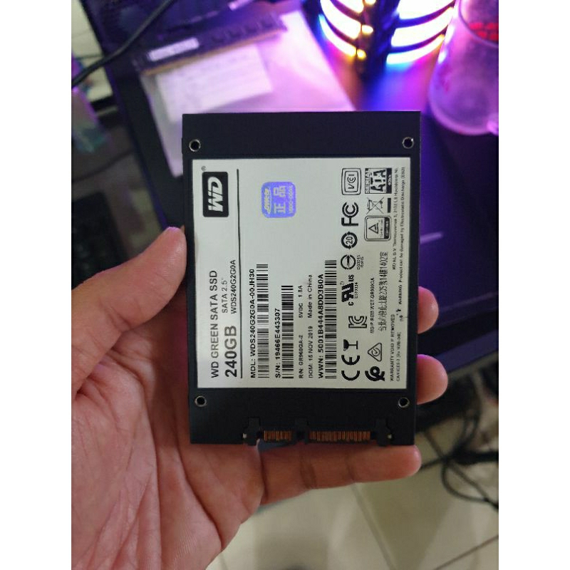SSD Sata 240Gb WD Green