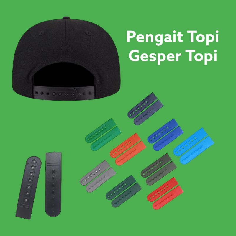 Gesper Lubang Topi / Strap Gesper Topi / Pengait Topi Jaring / Aksesoris Topi