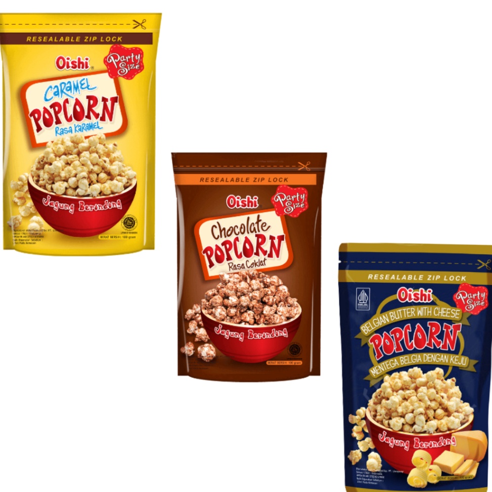 

72 OISHI POPCORN 100gr venhg