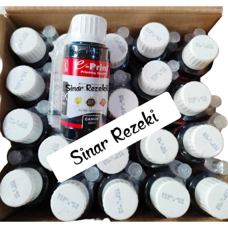 1 dus = 20 botol!! Tinta E-Print Canon 100ml/tinta printer canon/tinta printer canon 100ml hitam war