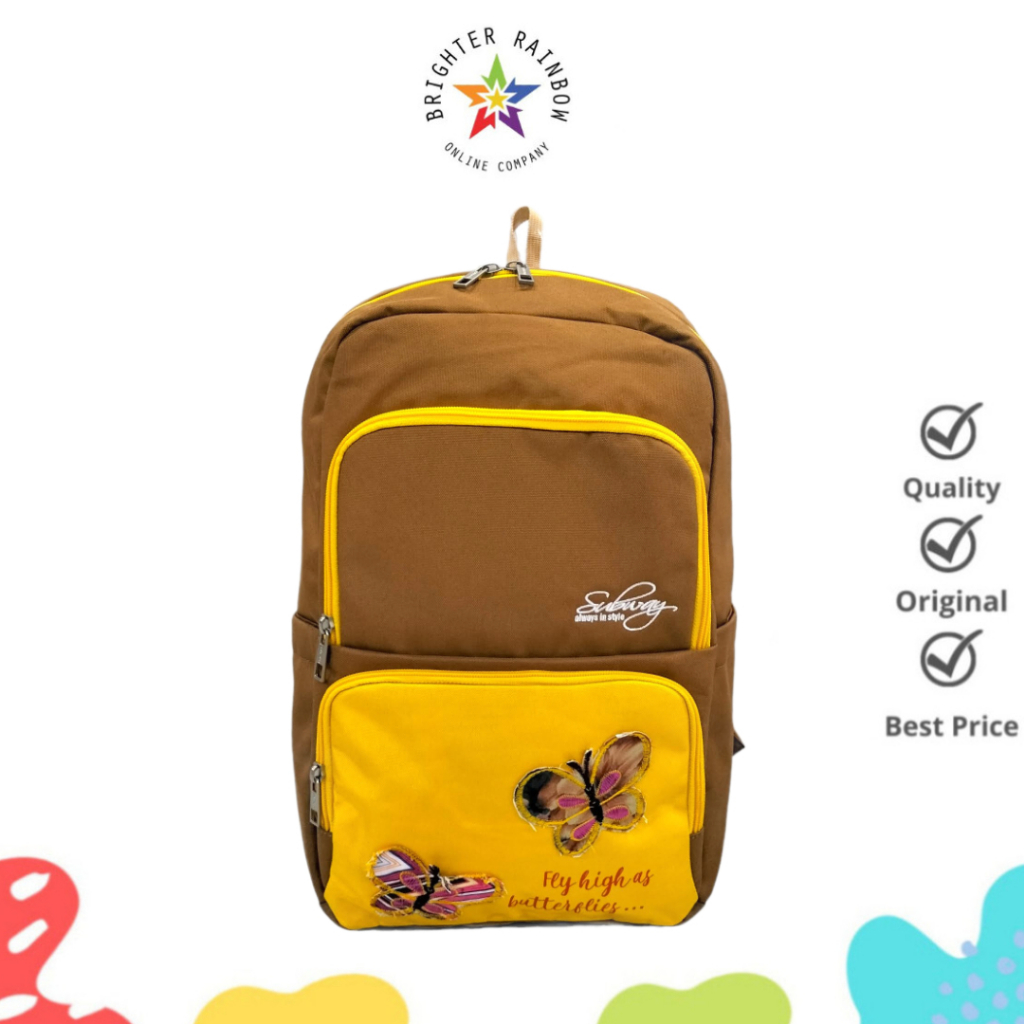 Ransel Subway 22151 Tas Anak Remaja Perempuan Original
