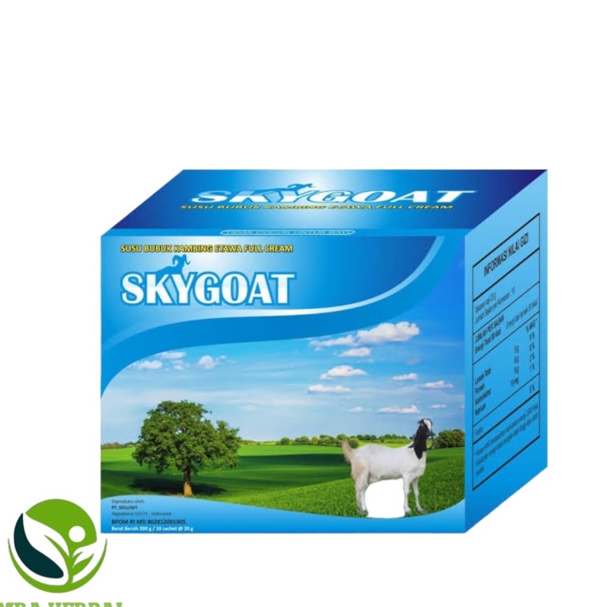 

90 SkyGoat Susu Kambing Etawa Original Dengan Bubuk Krim | Susu Kambing Skygoat Per Box 100