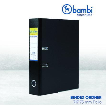 

[HARGA 1DUS/ 1LUSIN] Bindex Ecology Ordner Folio JUMBO SIZE 75 mm Paper Lever Arch File kode 717