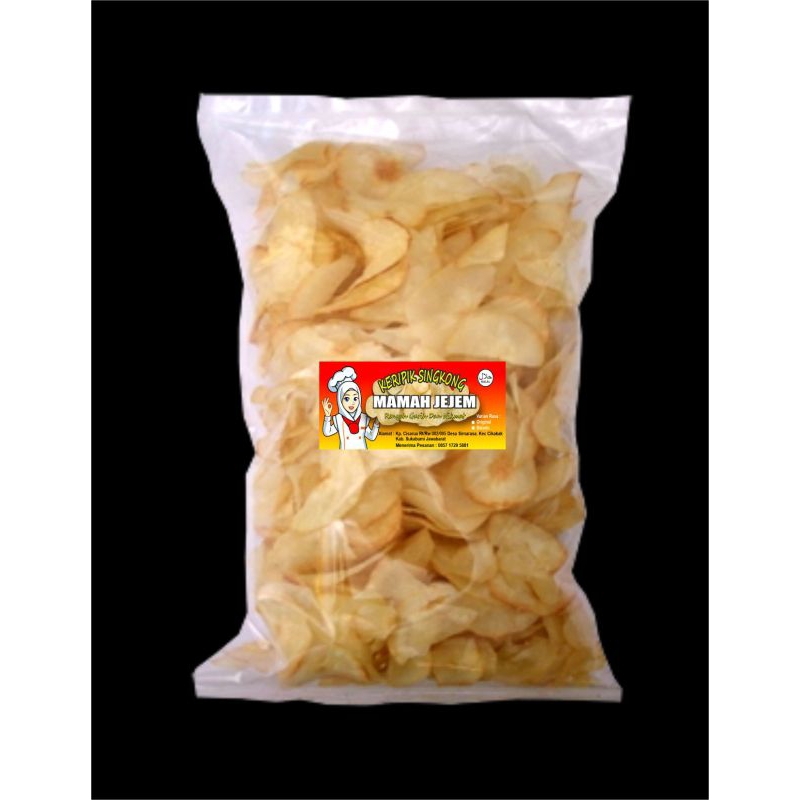 

Kripik singkong Mamah Jejem Enak Gurih Pedas