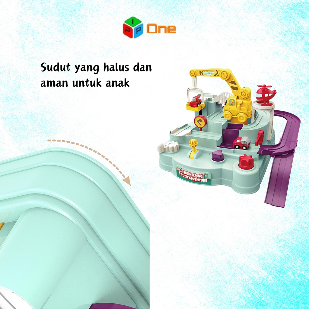 Mainan Brain Game Car Adventure Track Edukasi Anak