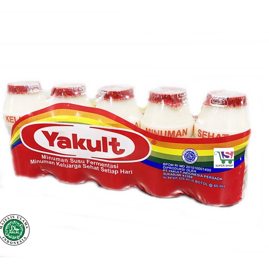 

[KODE D9BTR] YAKULT Minuman Susu Fermentasi Kesehatan (isi 5 pcs)