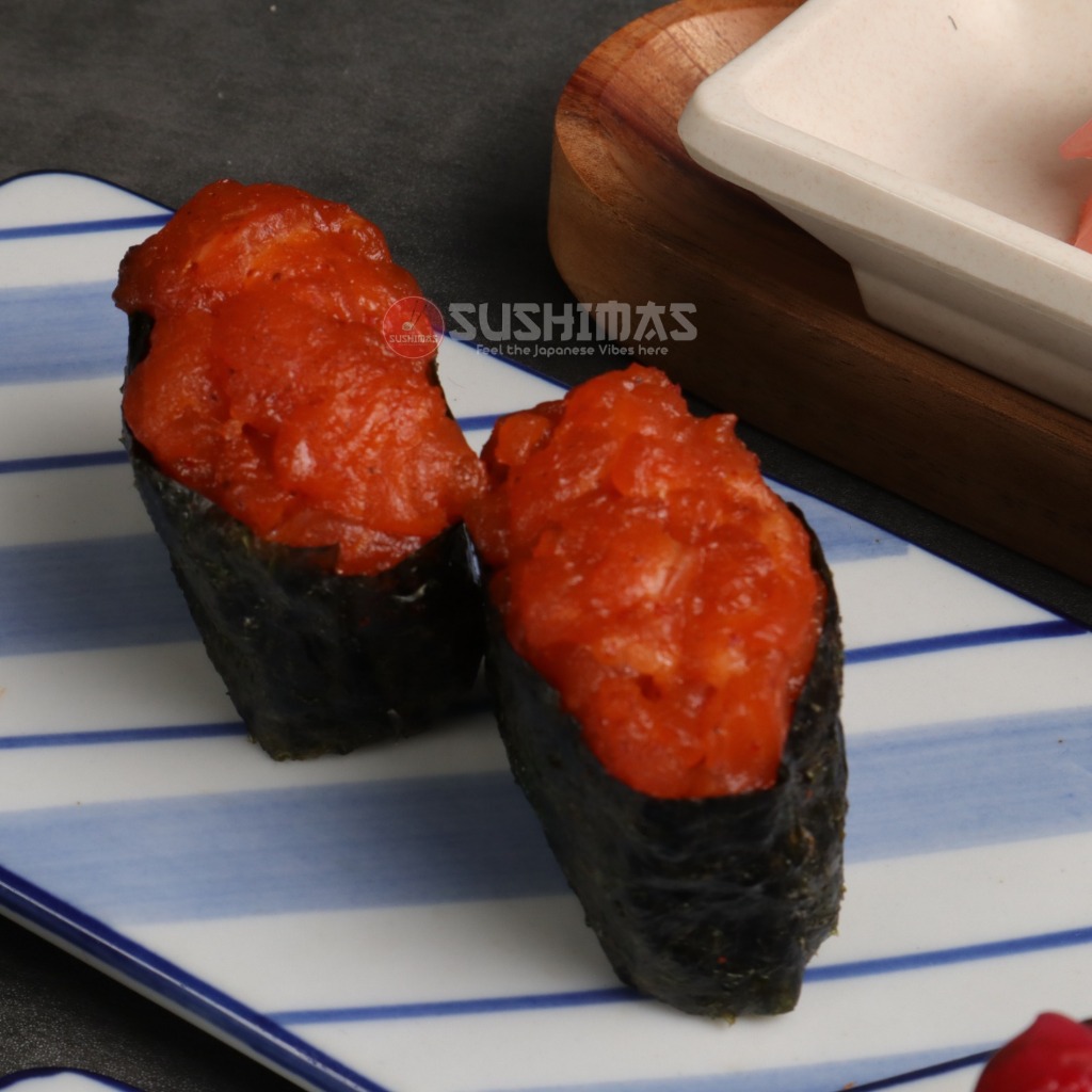

Spicy Salmon Nigiri